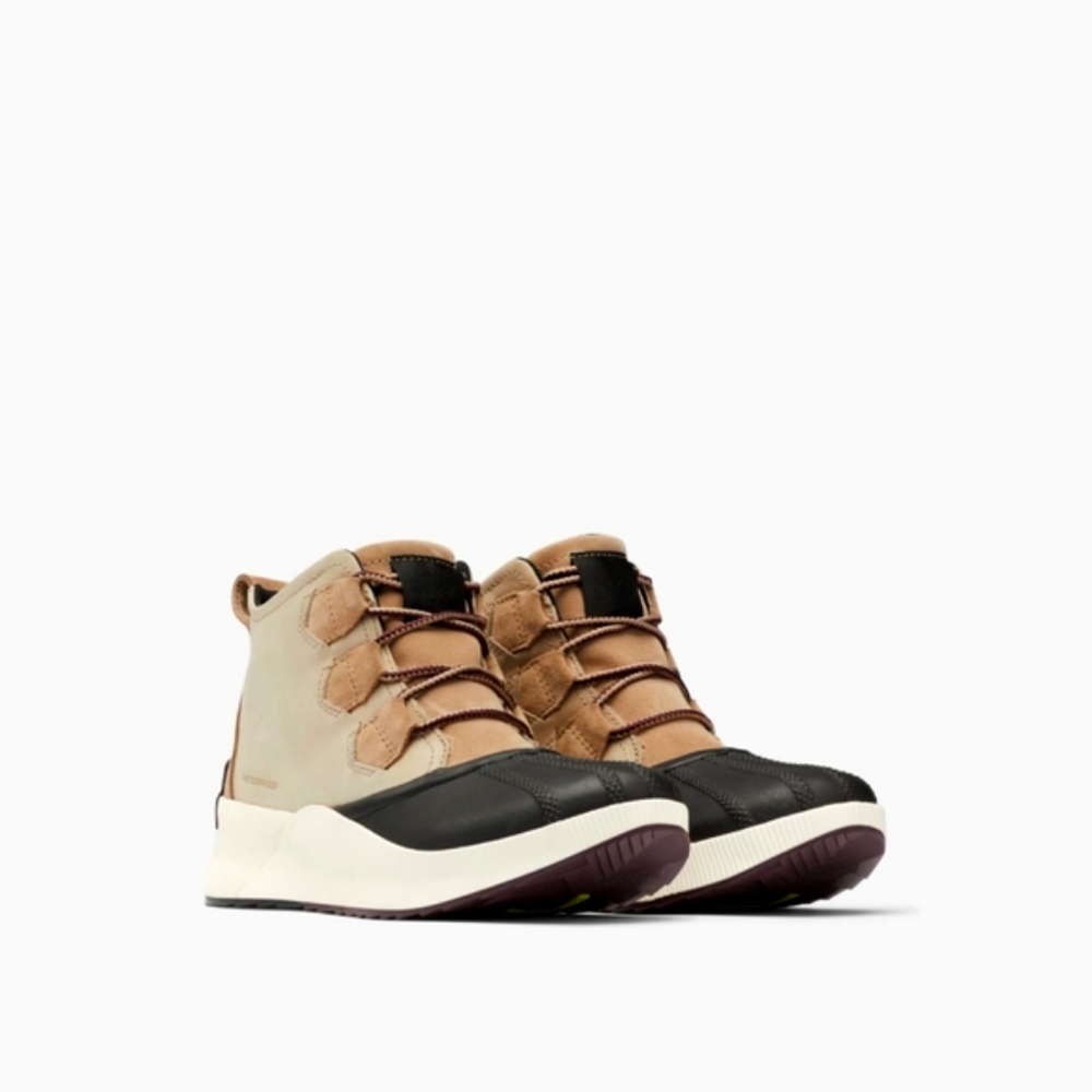 NWT Sorel OUT N ABOUT™ III CLASSIC BOOT 7.5 Omega Taupe, Black